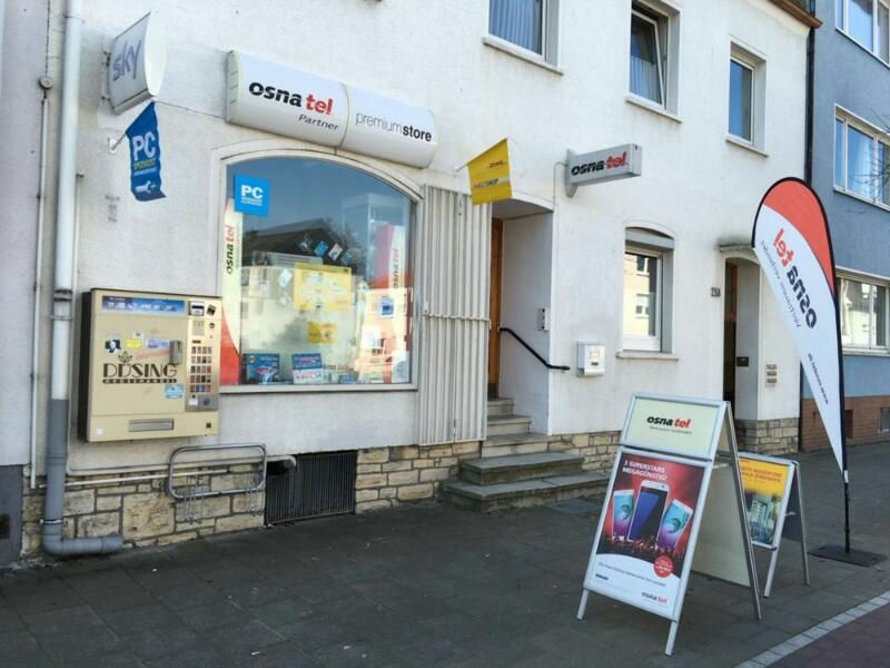 osnatel Shop Osnabrück – Schaufenster und Eingang