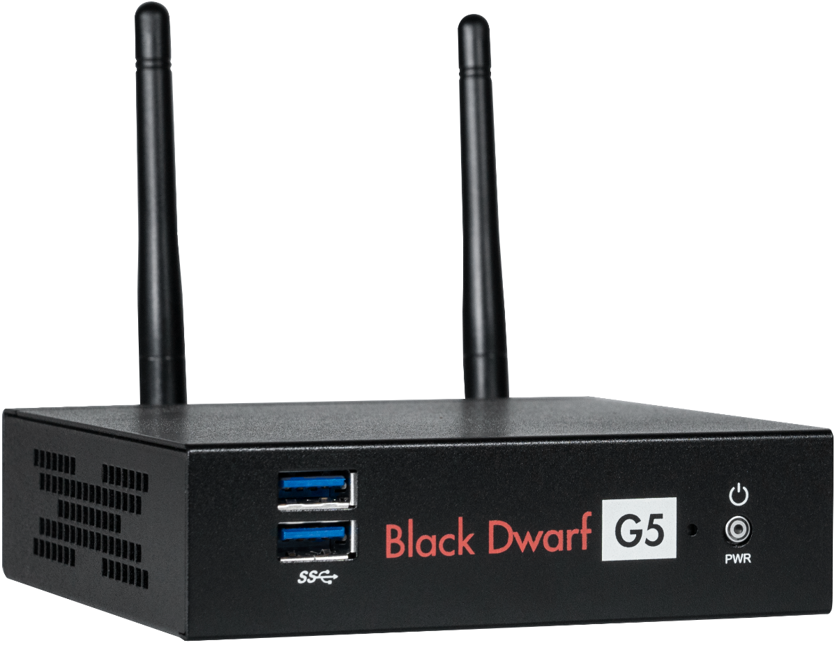 Ansicht mit Antennen links